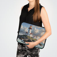 Scenic Coastal Lighthouse Laptop Sleeve