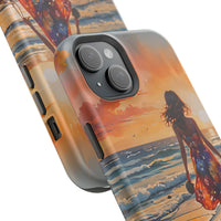 Beach Sunset Walk Magnetic Tough Phone Case