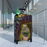 Purple Wine Grapes Vineyard Cabin Suitcase