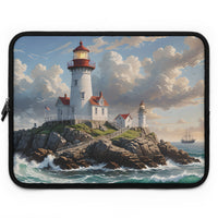 Scenic Coastal Lighthouse Laptop Sleeve
