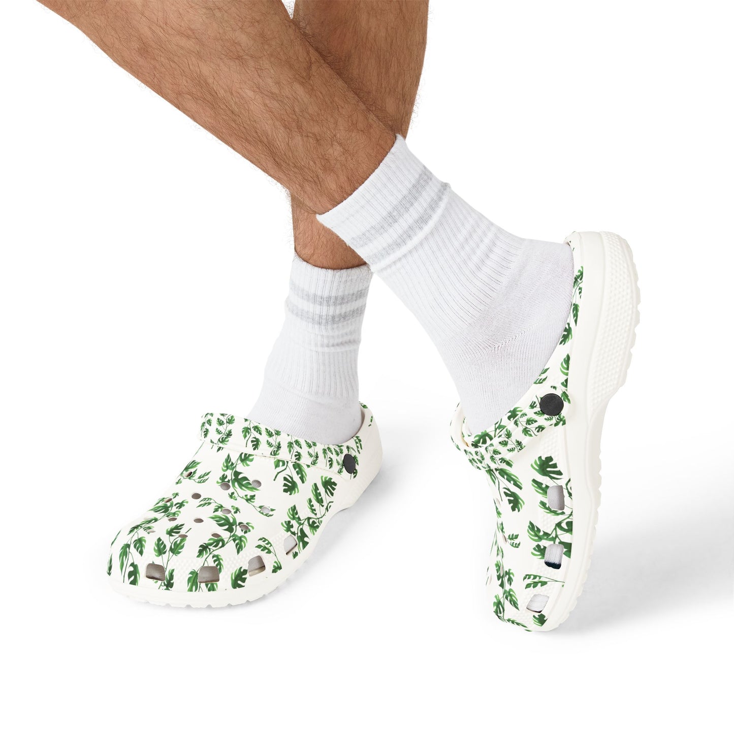 Leafy Green Garden Clogs