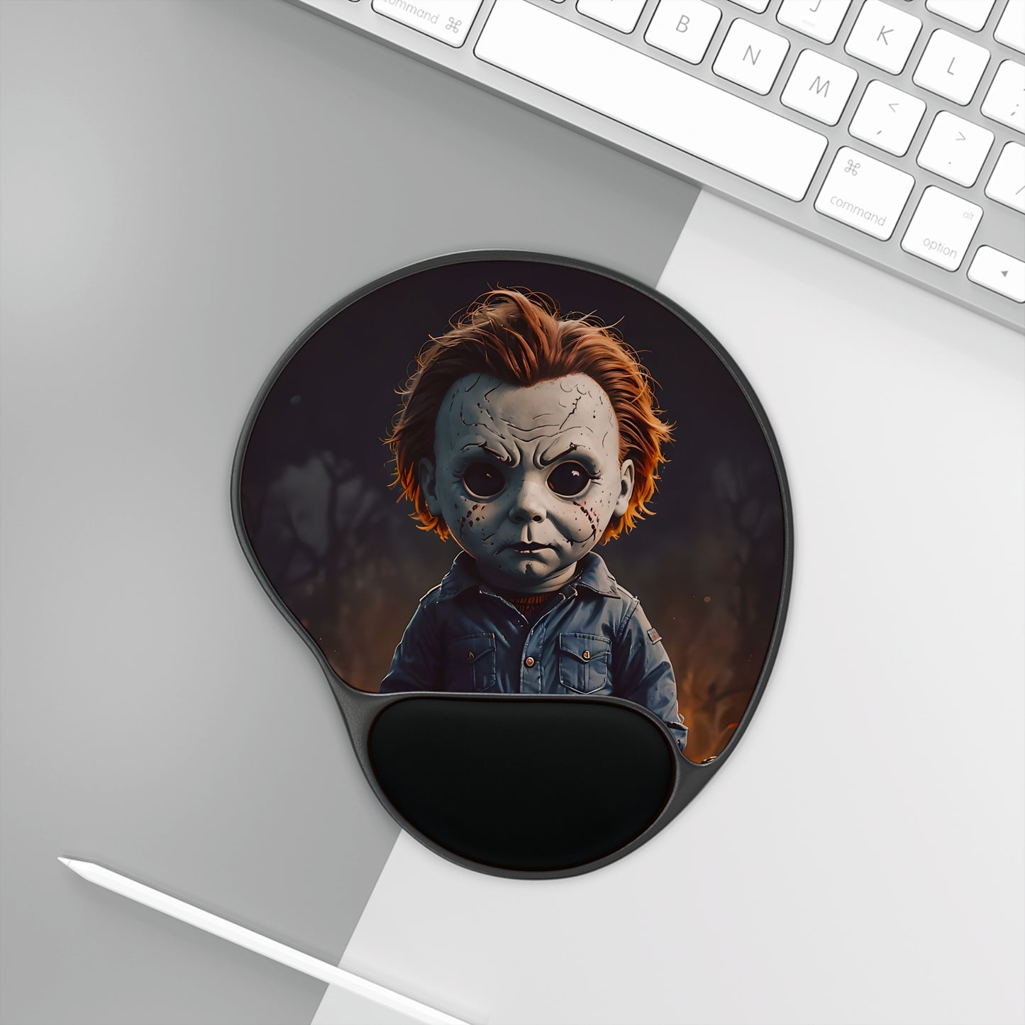 Baby Michael Myers Mouse Pad with Wrist Rest