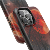 Red Moon Forest Magnetic Phone Case