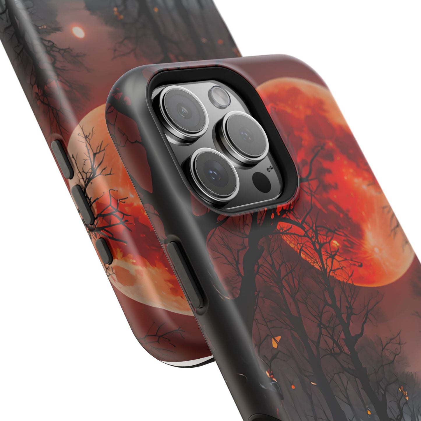 Red Moon Forest Magnetic Phone Case