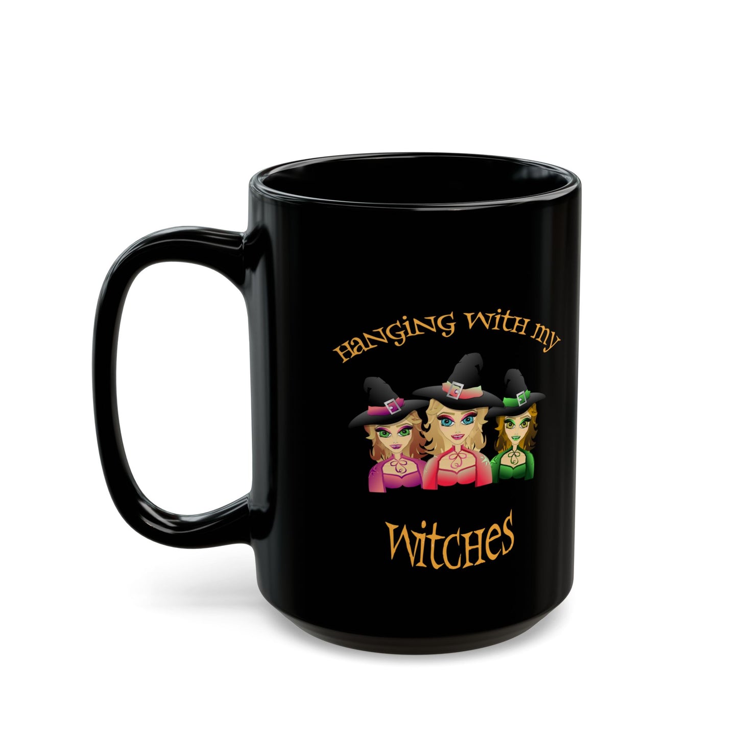 Halloween Black Cat Moon Mug