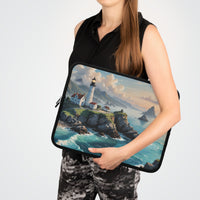 Coastal Farm Lighthouse Laptop Sleeve