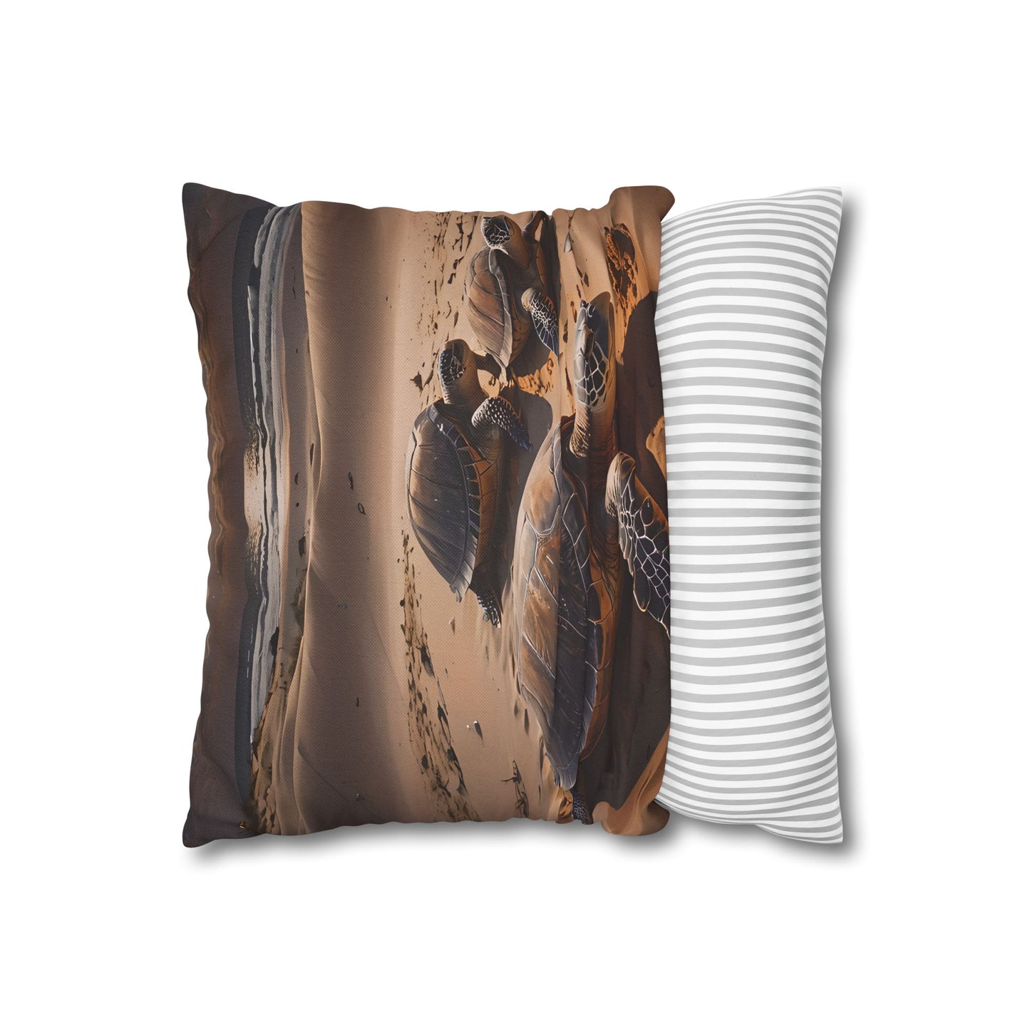 Sea Turtle on the Beach Pillowcase