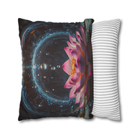 Lotus Waterdrop Decorative Pillowcase