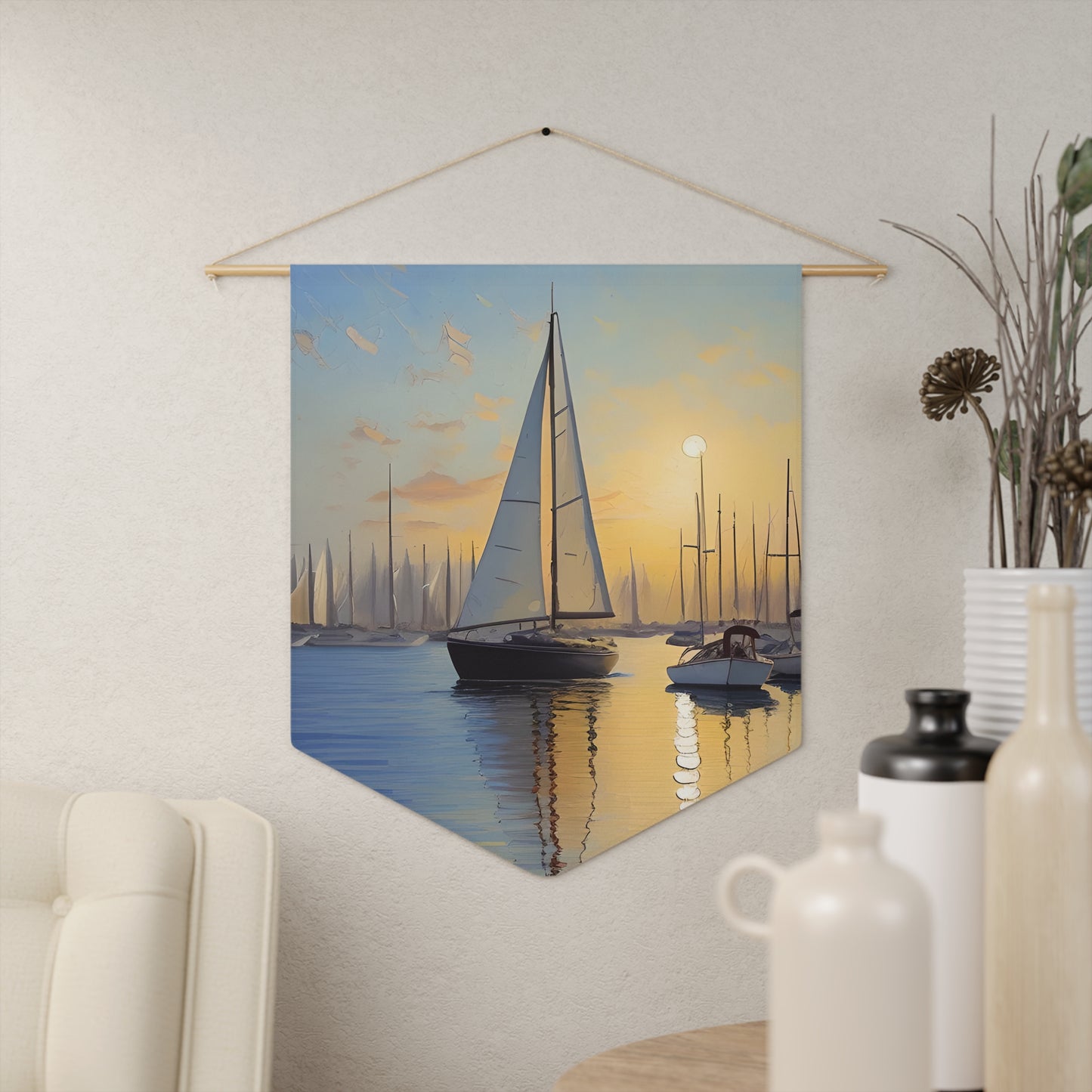 Nautical Harbor Pennant Wall Decor