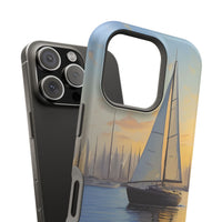 Watercolor Sailboat Magnetic Tough Phone Case