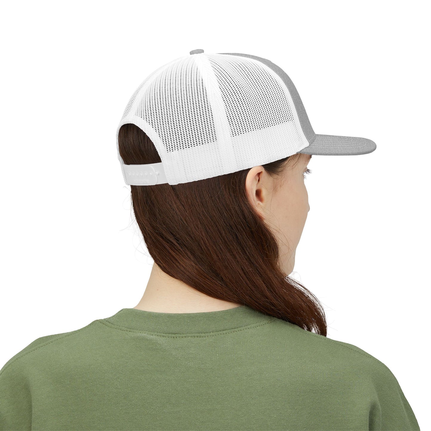 Personalized Embroidered Floral Name Trucker Cap