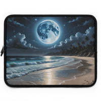 Moonlit Beach Laptop Sleeve