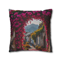 Floral Village Arch Pillowcase