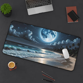 Blue Moon & Beach Desk Mat