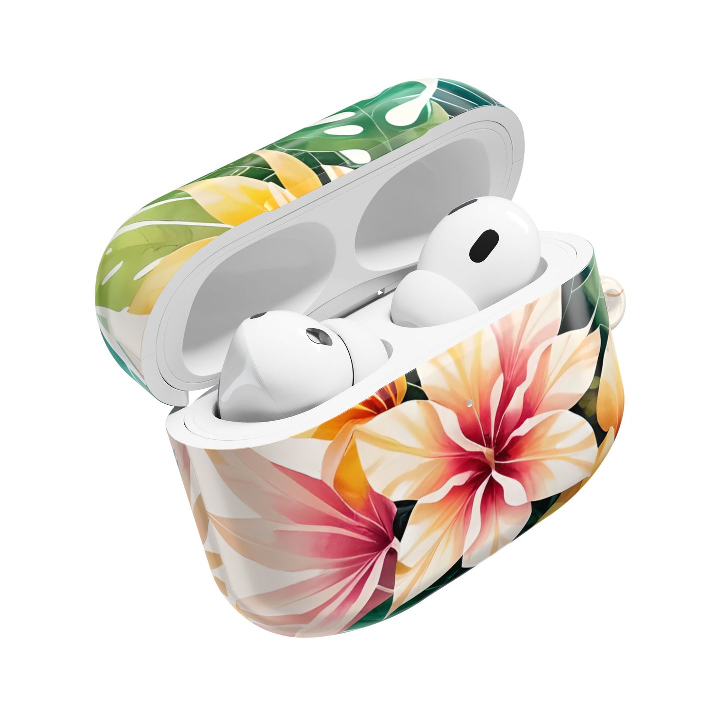 Hibiscus & Monstera AirPods Case