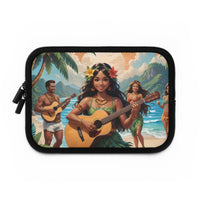 Tropical Hawaiian Beach Fun Laptop Sleeve
