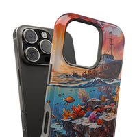 Vibrant Coral Reef Dive Magnetic Tough Phone Cases