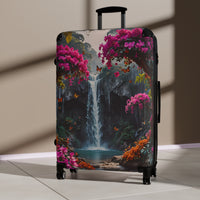 Tropical Waterfall Cabin Suitcase