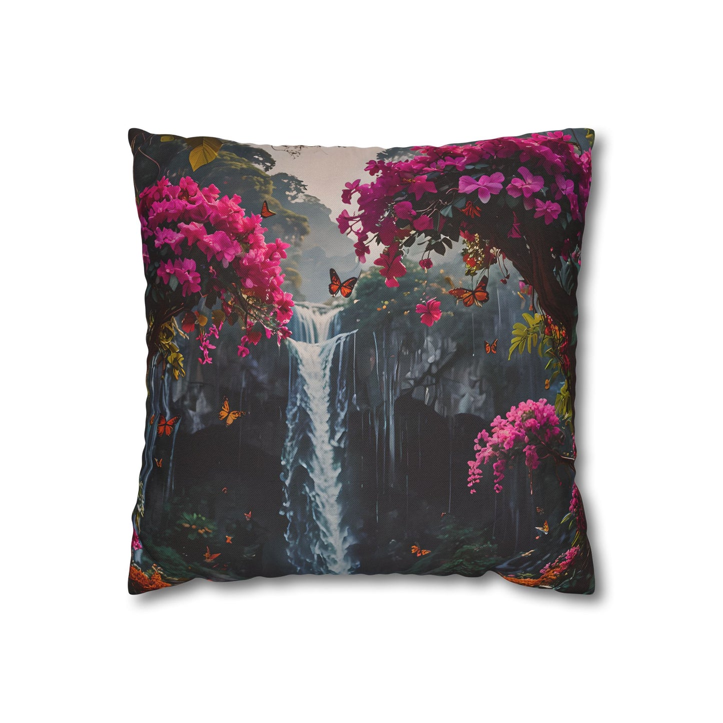 Floral Waterfall Garden Pillowcase