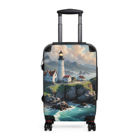 Seaside Lighthouse Cabin Suitcase