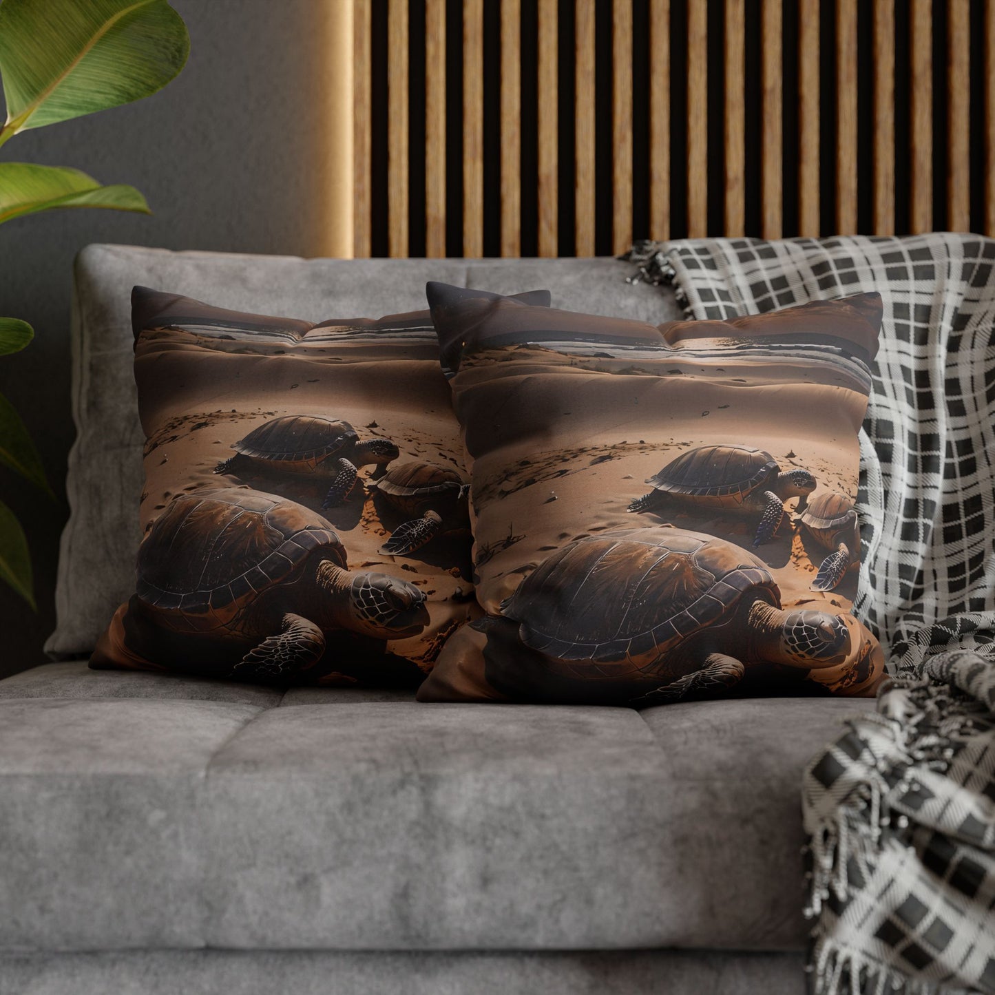 Sea Turtle on the Beach Pillowcase