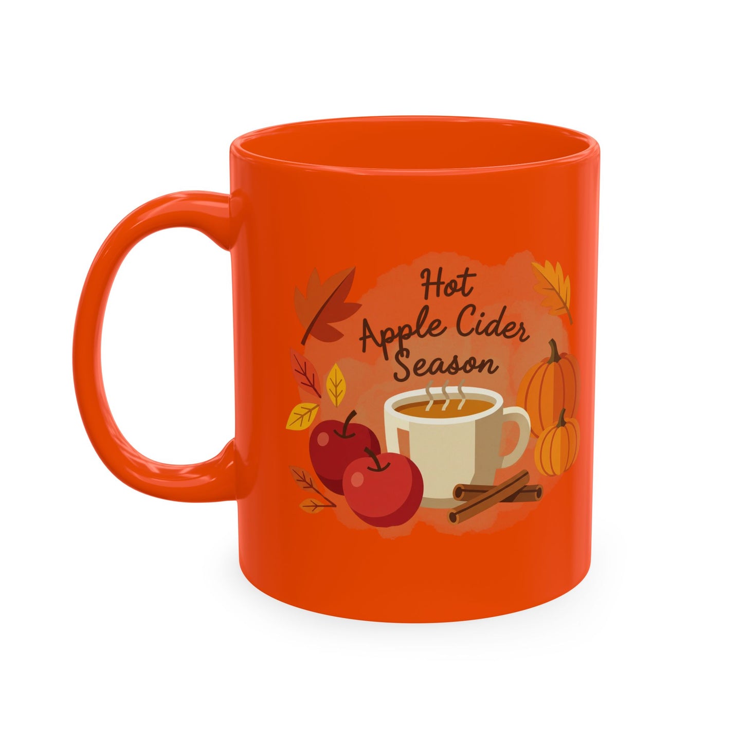 Hot Apple Cider Season Ceramic Mug