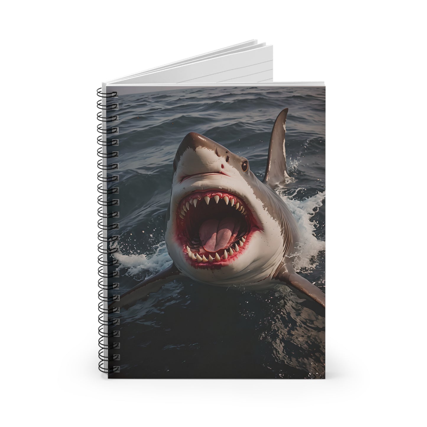 Great White Shark Adventure Spiral Notebook