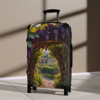 Purple Wine Grapes Vineyard Cabin Suitcase