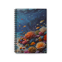 Underwater Coral Reef Spiral Notebook