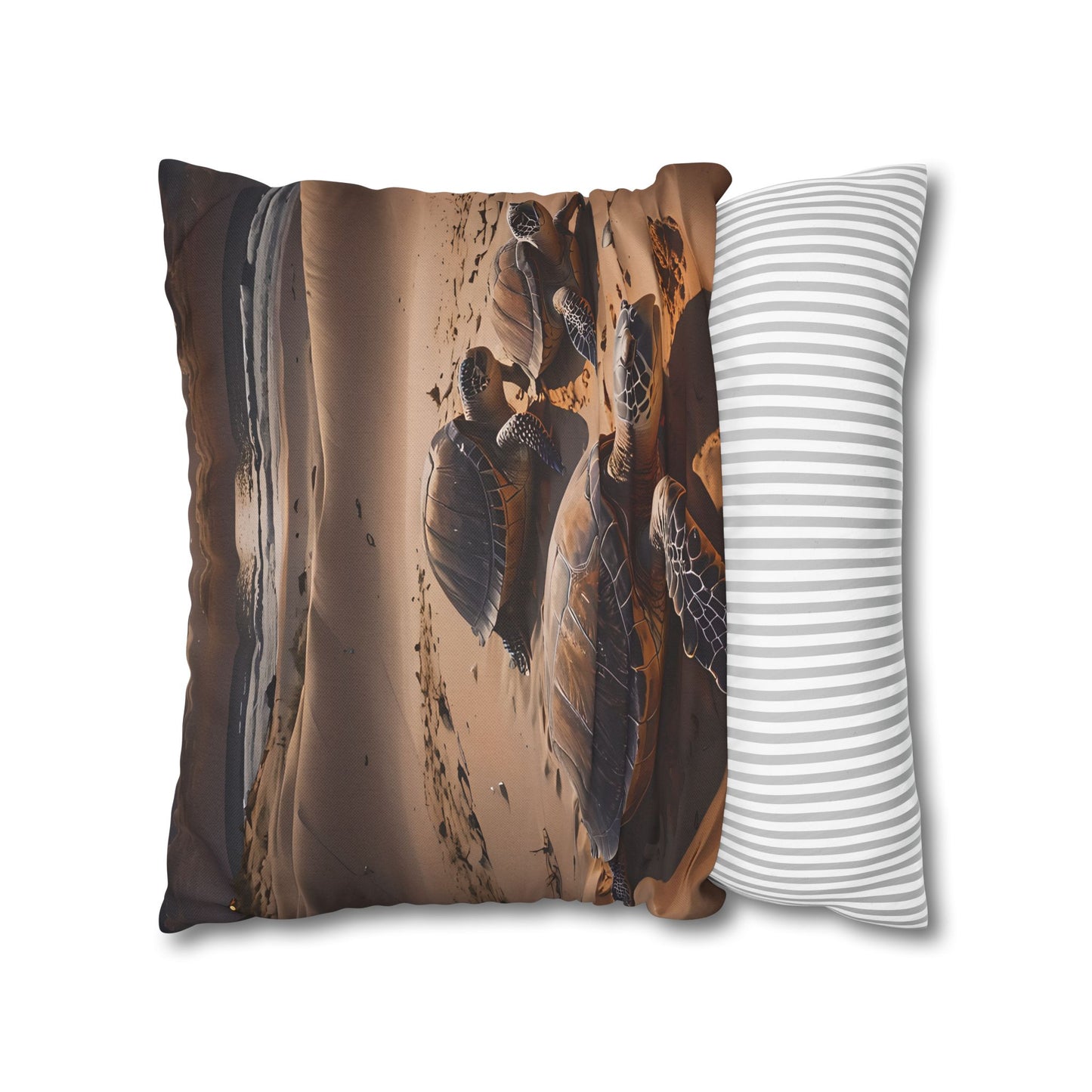 Sea Turtle on the Beach Pillowcase