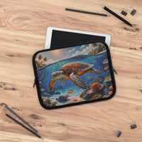 Tropical Sea Turtle Laptop Sleeve