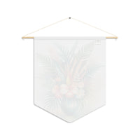 Tropical Floral and Leaves Bouquet Pennant