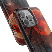 Red Moon Forest Magnetic Phone Case