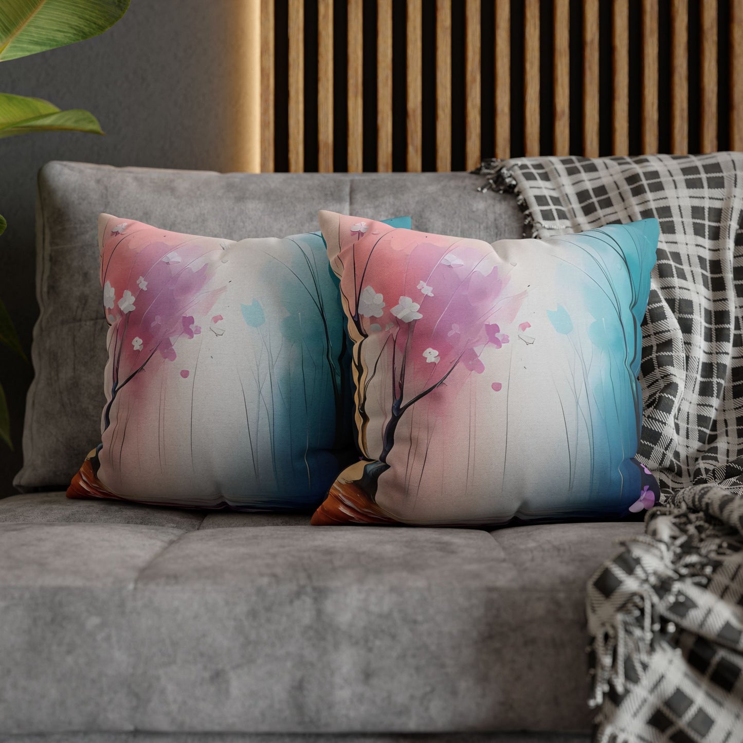 Pastel Blossom Forest Pillowcase