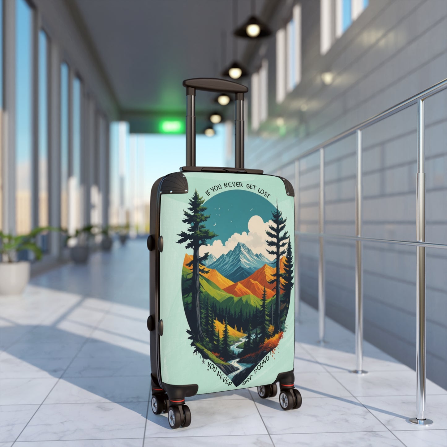 Mountain Adventure Cabin Suitcase