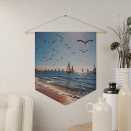 Beachside Anchorage Pennant Wall Decor