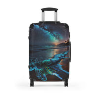 Bioluminescent Beach Cabin Suitcase