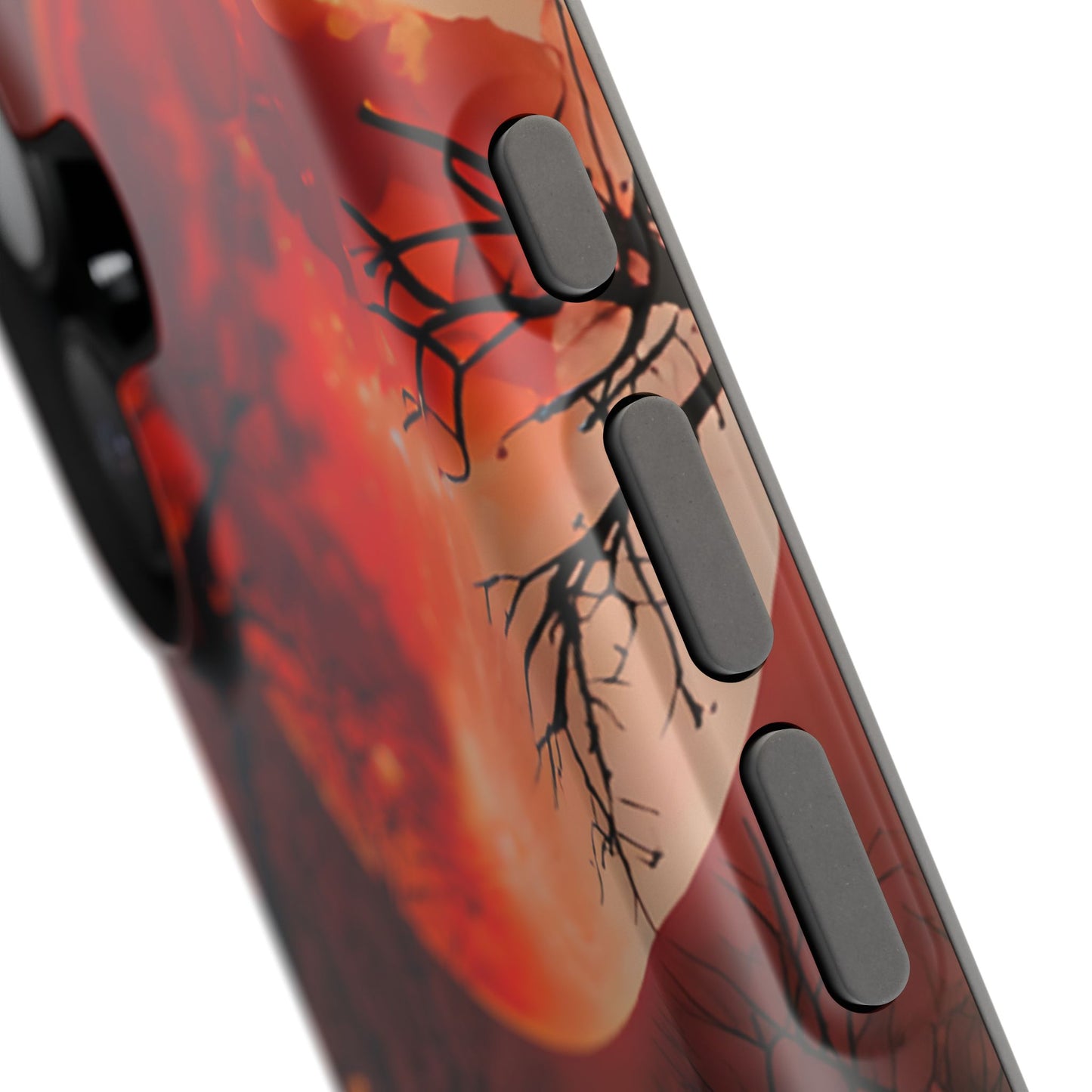 Red Moon Forest Magnetic Phone Case