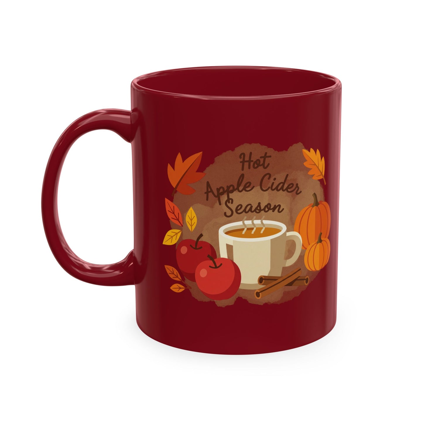 Hot Apple Cider Season Ceramic Mug