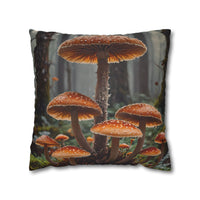 Mushroom Forest Decorative Pillowcase