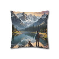 Lake and Mountain Reverie Pillow Cover
