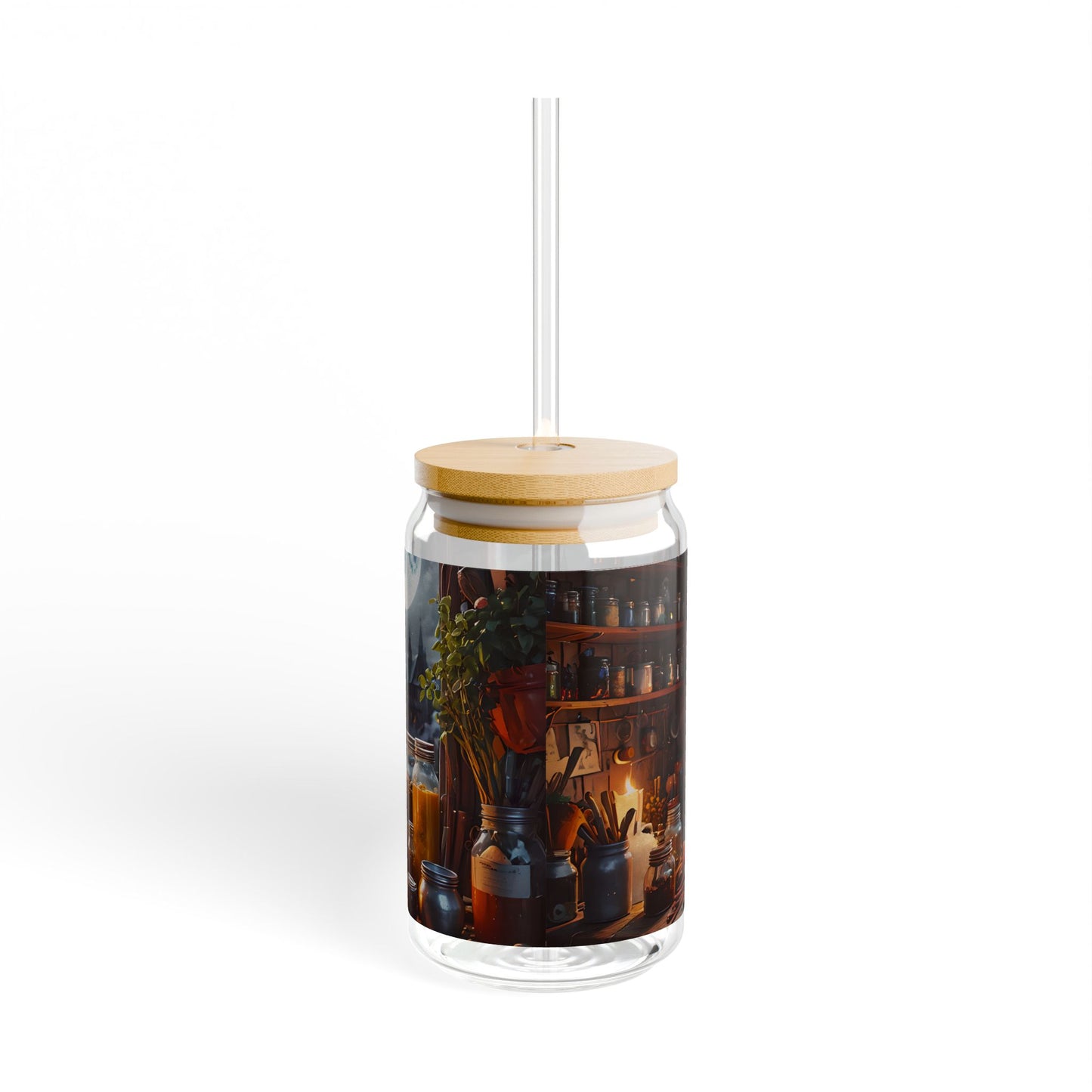 Witch’s Brew Black Cat Sipper Glass
