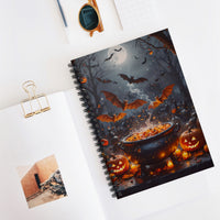Halloween Cauldron Spiral Notebook