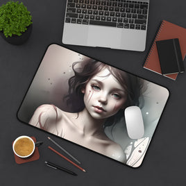 Ethereal Girl Art Desk Mat