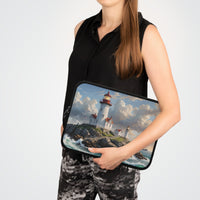 Scenic Coastal Lighthouse Laptop Sleeve
