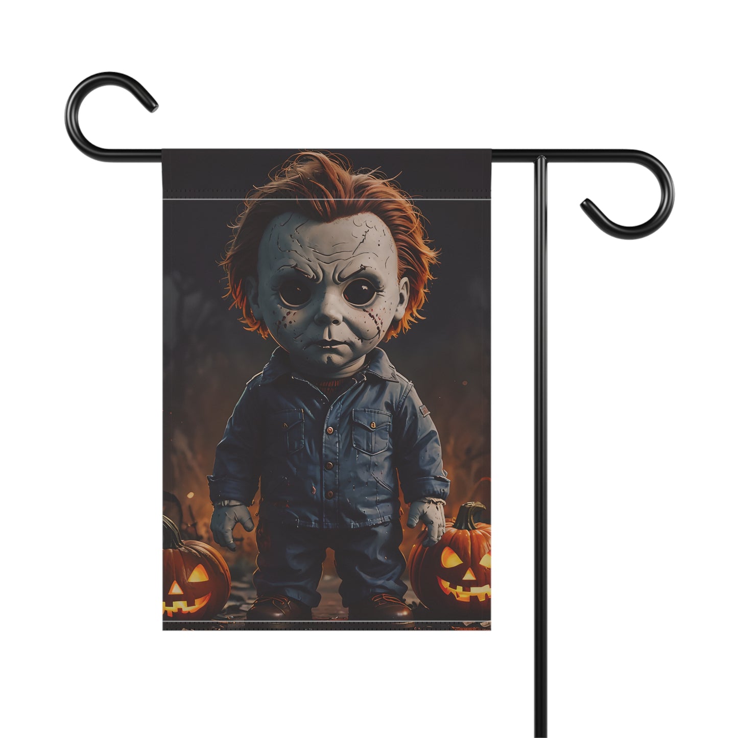 Spooky Michael Myers Garden Flag