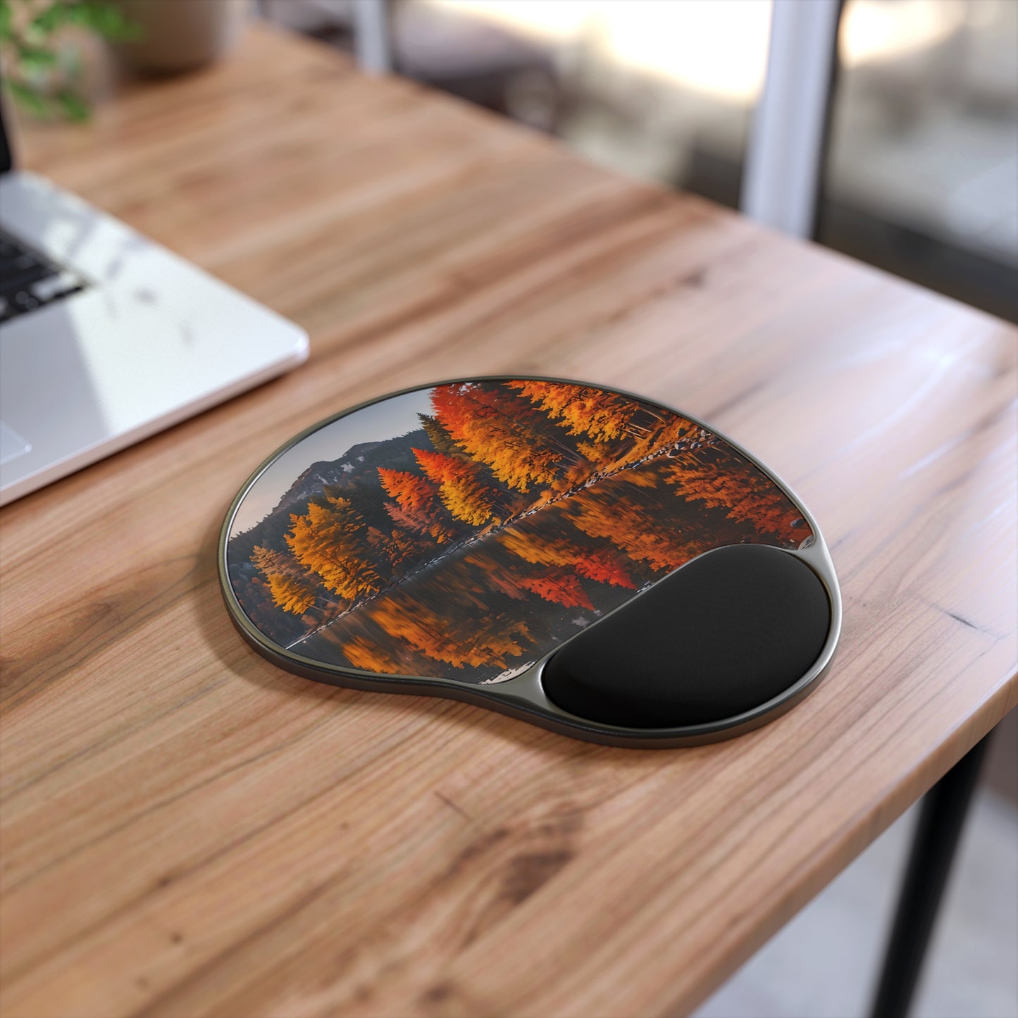Autumn Lake Mouse Pad with Wrist Rest