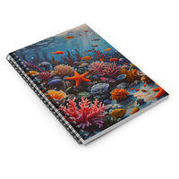 Underwater Ocean Sea Life Notebook Journal