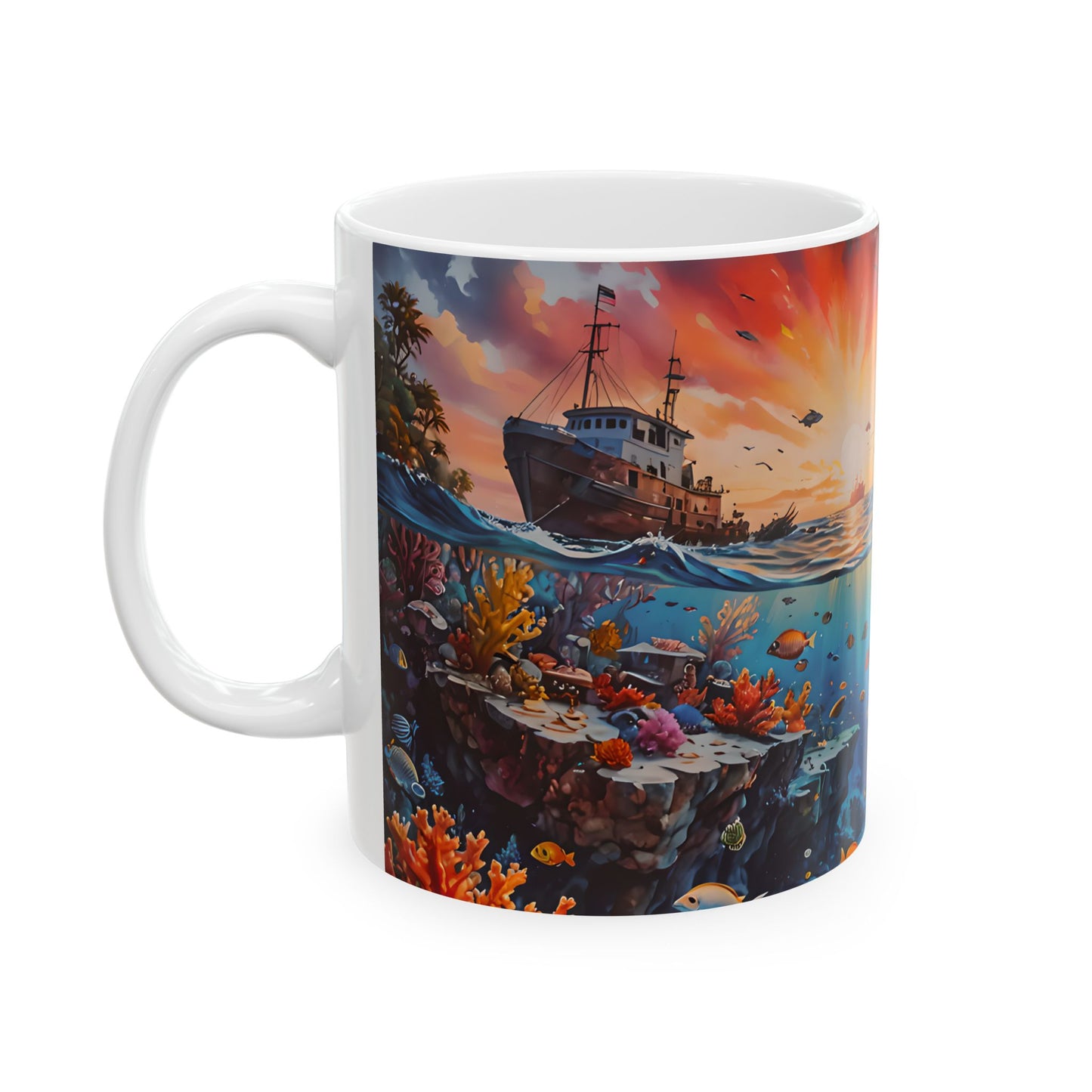 Ocean Dive Ceramic Mug