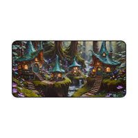 Enchanted Forest Village Desk Mat